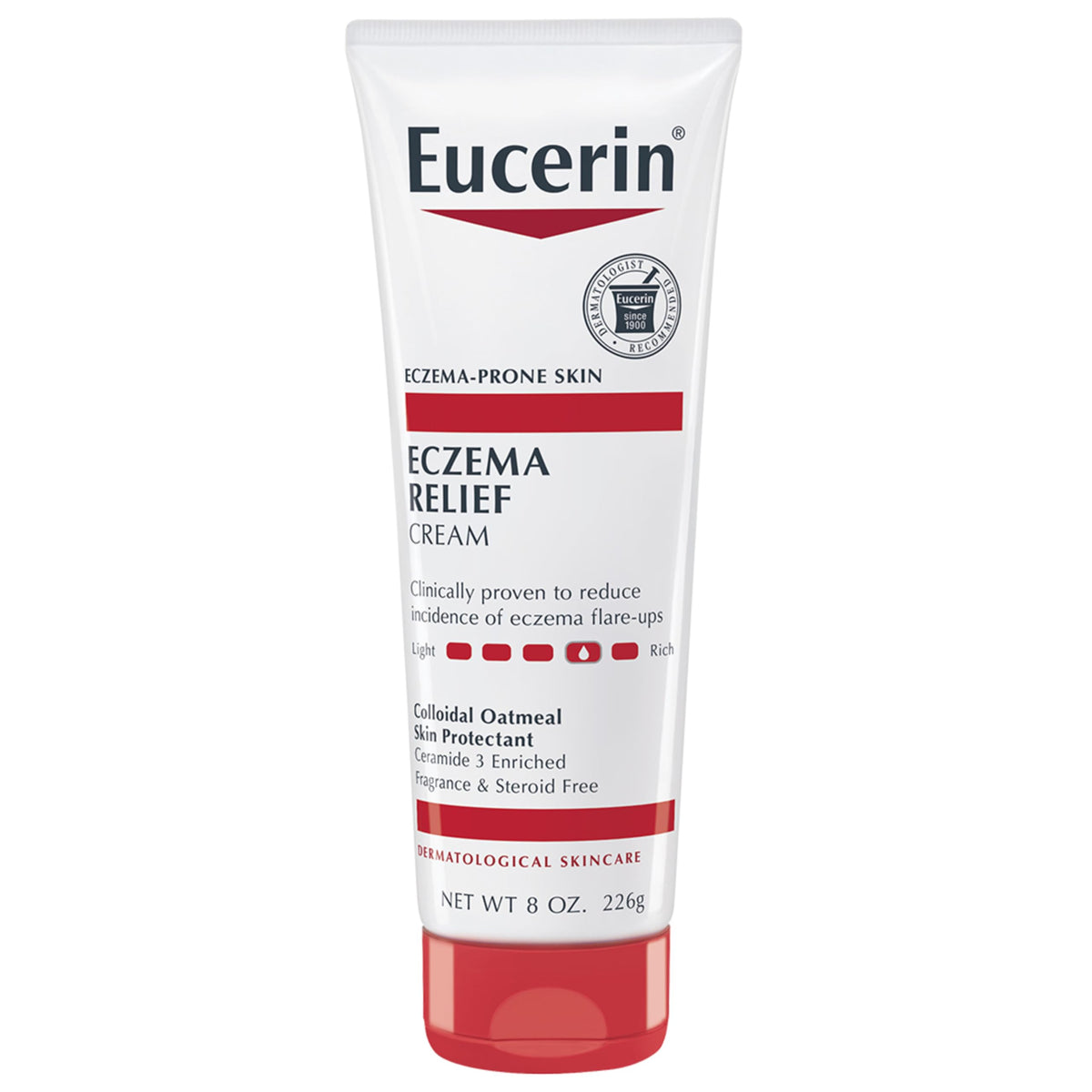 Eucerin Eczema Relief: bote de 8 oz para hidratación diaria
