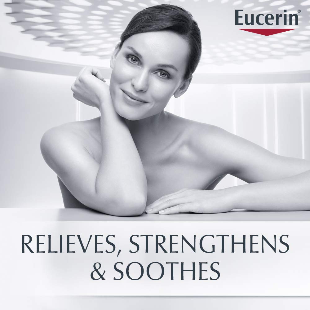 Infant-safe use with Eucerin Eczema Relief Cream on sensitive skin.