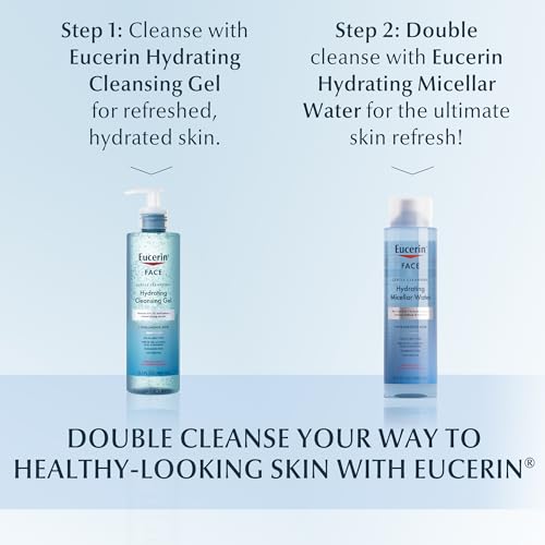 Desmaquillaje suave de Eucerin deja la piel limpia sin irritación.