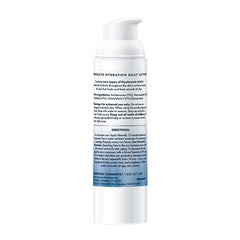 Eucerin Face Immersive Hydration lotion label closeup emphasizes fragrance-free, skin-friendly formula.