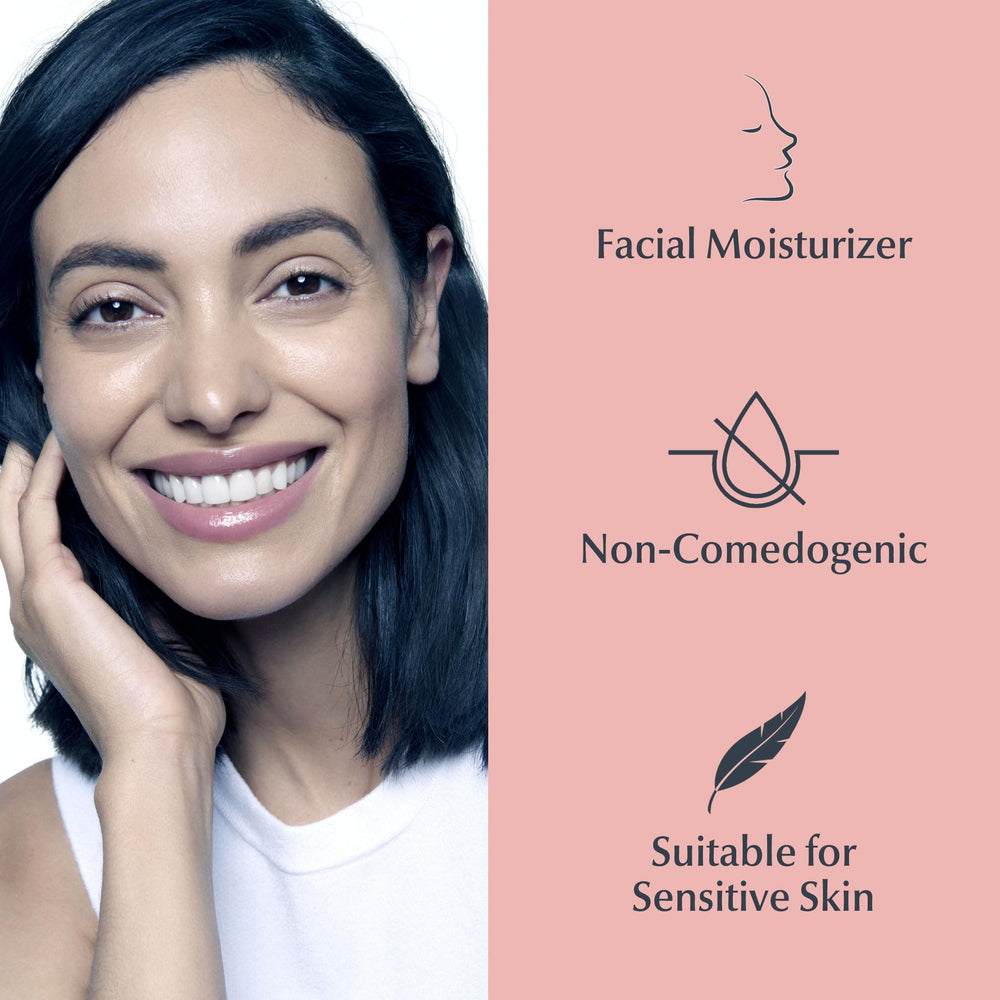 Fragrance-free label on packaging suitable for sensitive skin.