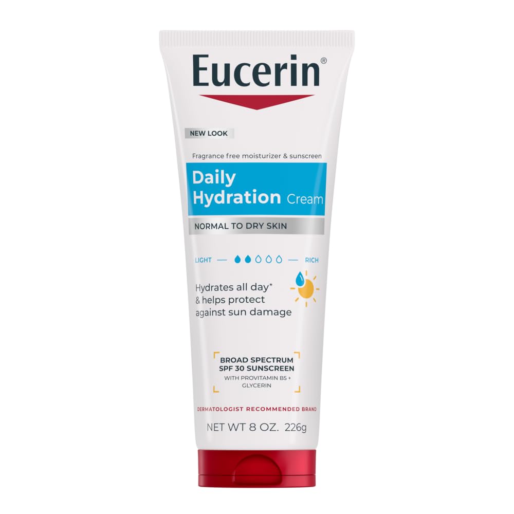 Eucerin con hidratación diaria y SPF30 para piel seca