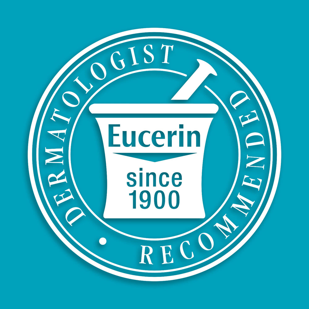 Versatile Eucerin balm for hands and feet care.