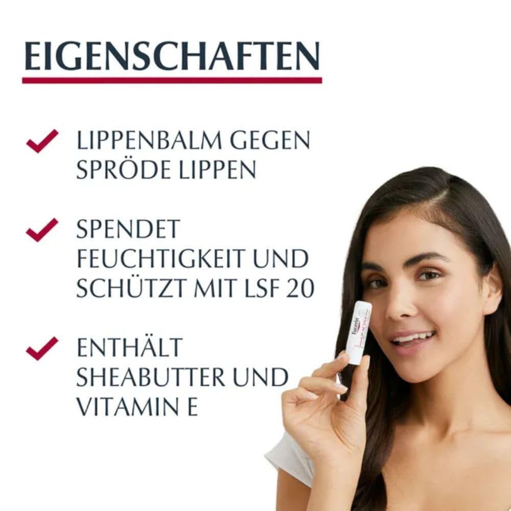 Protección SPF 15 de Eucerin para labios expuestos al sol