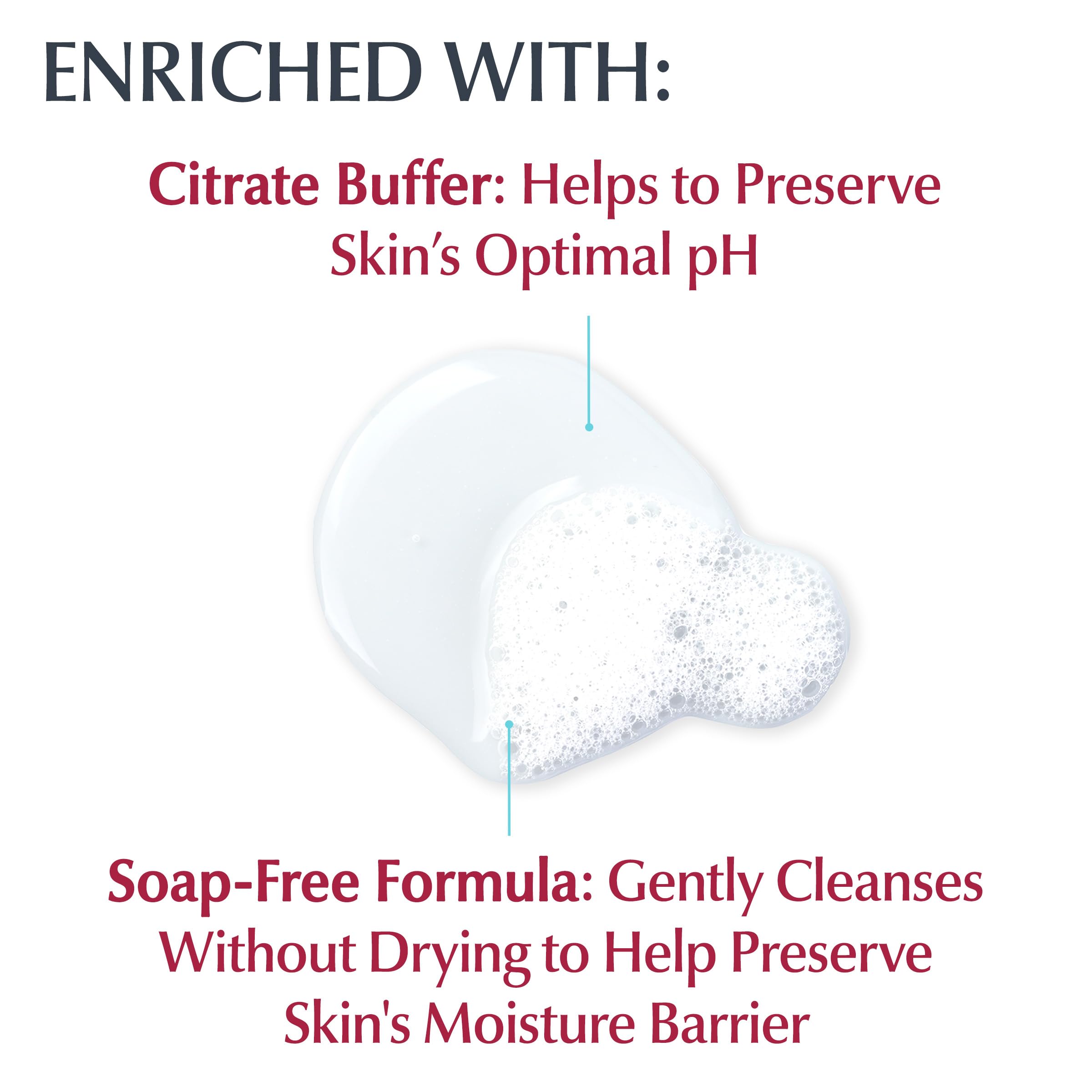 Textura de espuma suave de Eucerin para uso diario