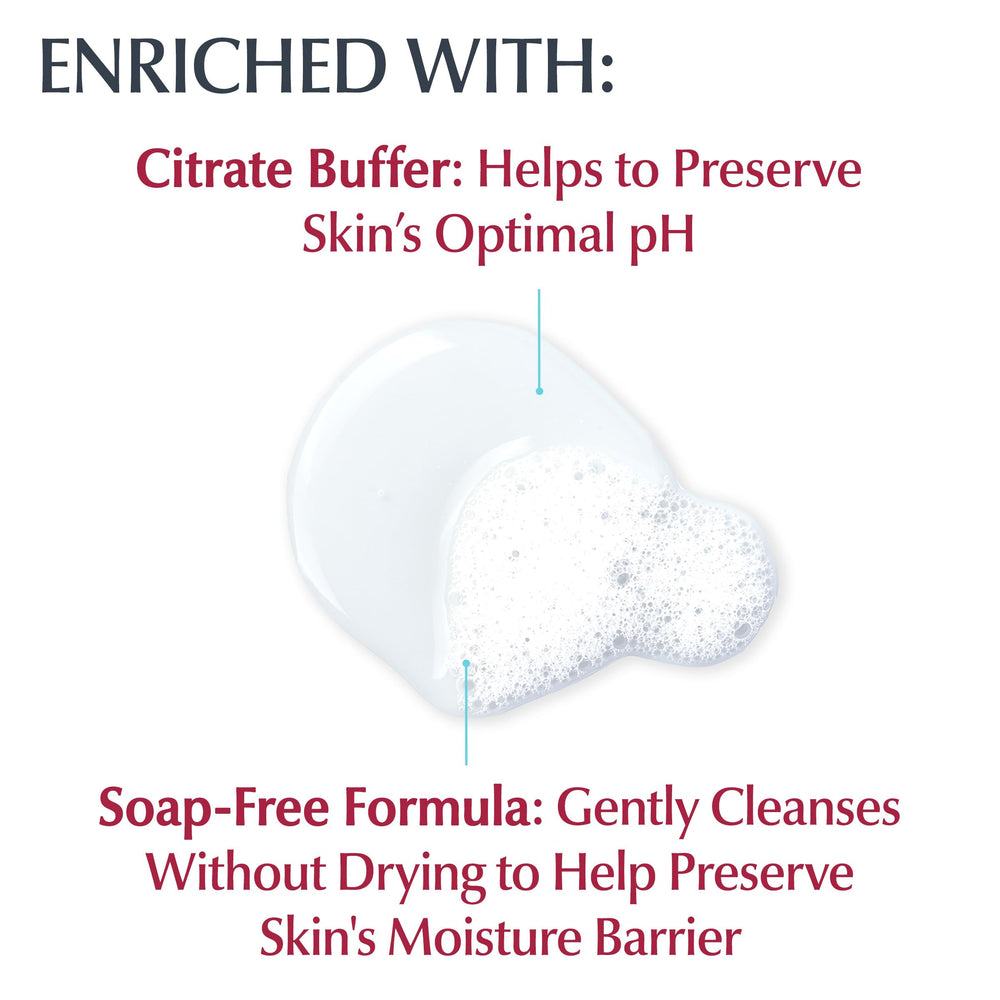 Textura de espuma suave de Eucerin para uso diario