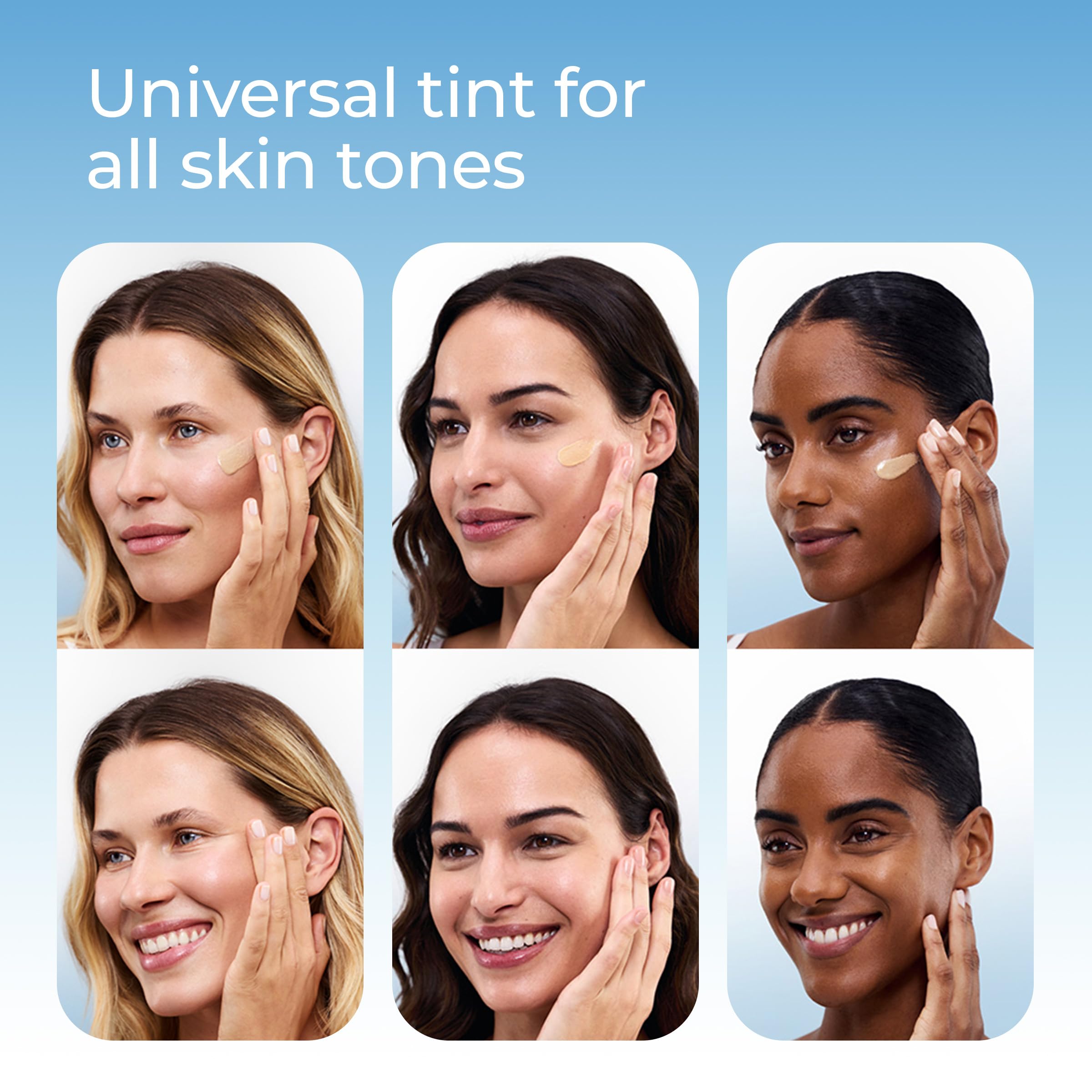 Eucerin aplicación suave bajo maquillaje, ideal para piel sensible