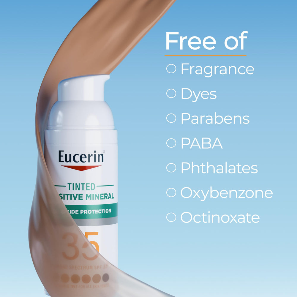 Eucerin tinte que se adapta a todo tono de piel