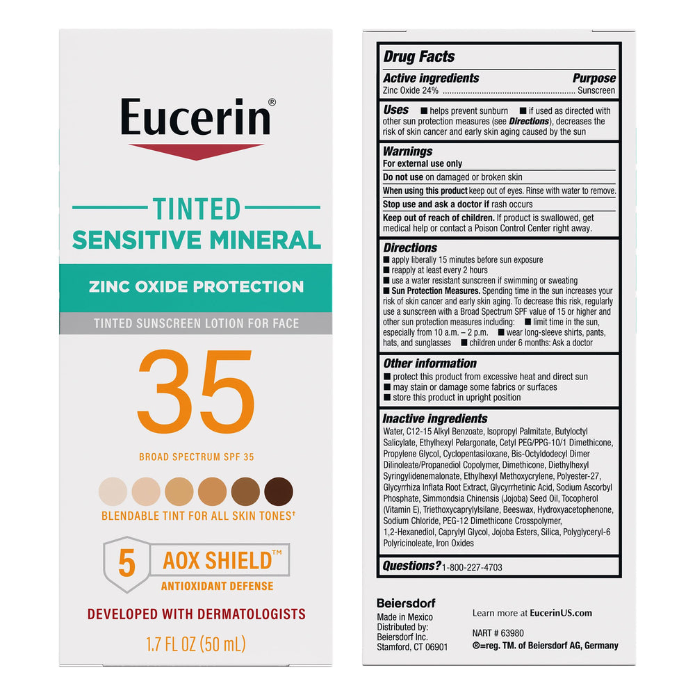 Eucerin ideal para combinar con maquillaje sin obstruir poros