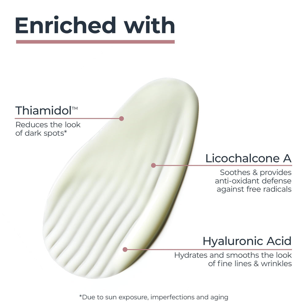 Eucerin Radiant Tone Dual Serum non-comedogenic formula shown for clear pores