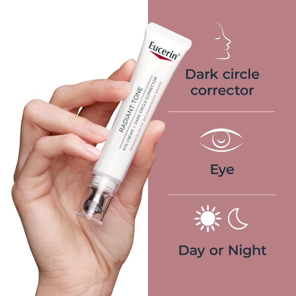 Eucerin Radiant Tone Eye Cream reduces eye puffiness visibly