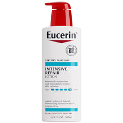 Loción Eucerin Reparación Intensiva para hidratación duradera del cuerpo en frasco