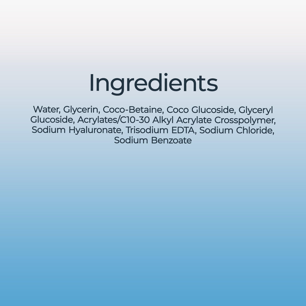 Sin alcohol, fragancia y aceites para piel delicada.