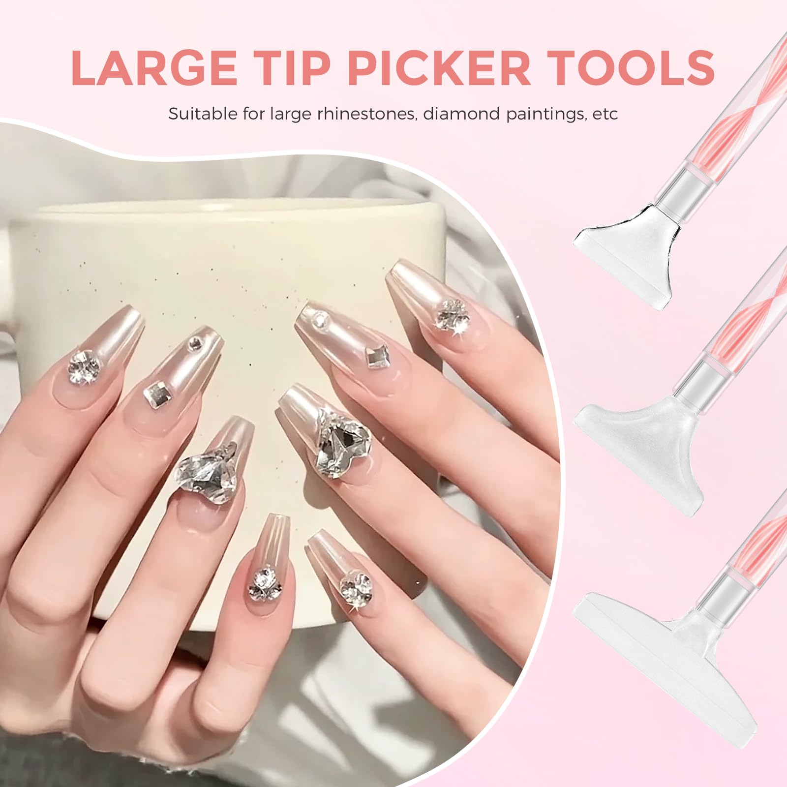 Sticky reusable clay helps lift and place stones accurately