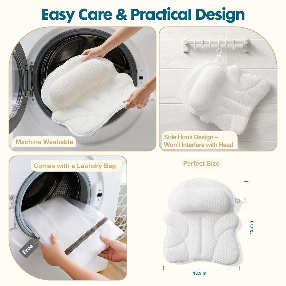 EULAXLAB bath pillow in premium gift box ready for gifting