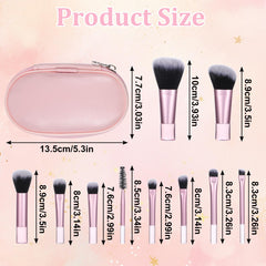 EupHHonycs ergonomic handle mini brushes for precise application.