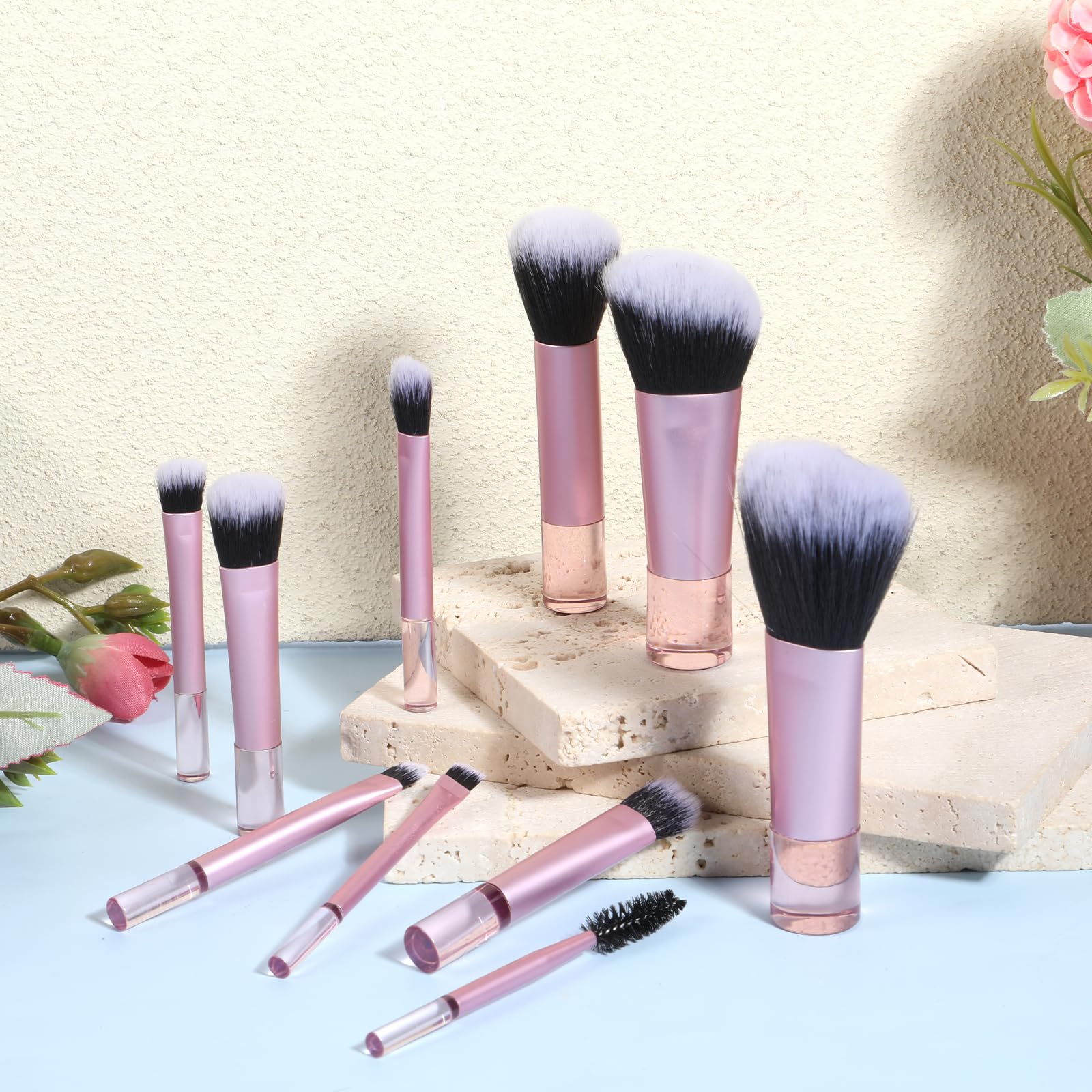 EupHHonycs mini blush brush adds natural warmth with control.