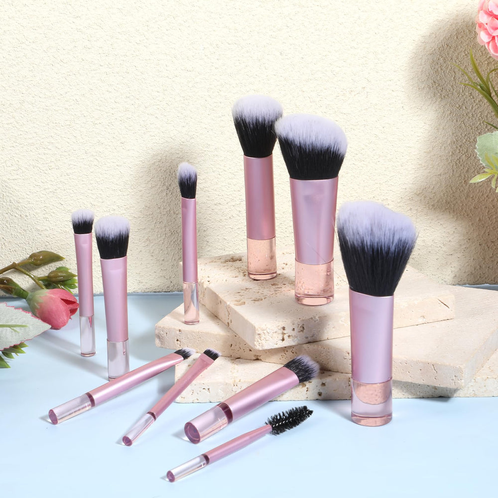 EupHHonycs mini blush brush adds natural warmth with control.