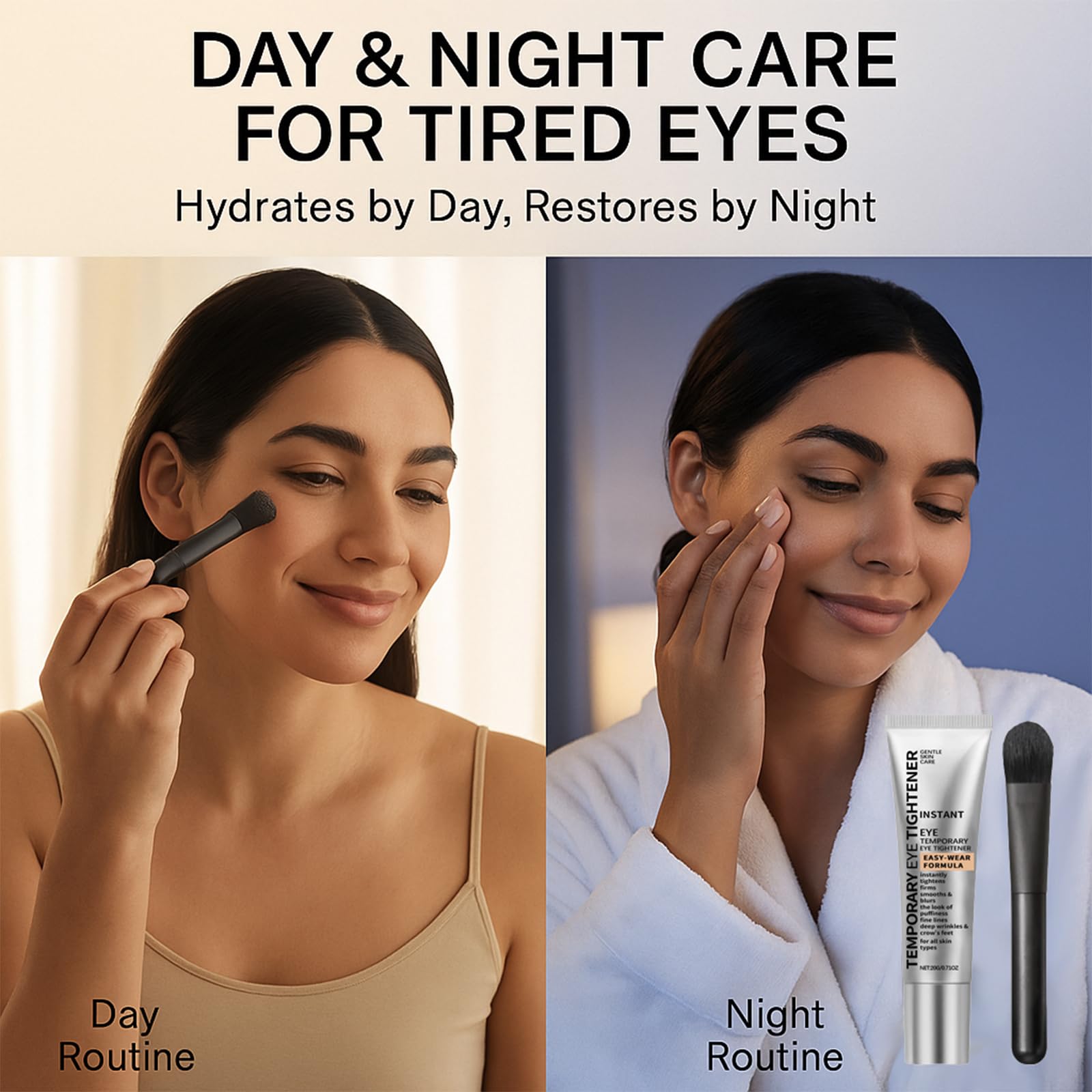 El primer suave para maquillaje con Euralissea Perfección en ojos.