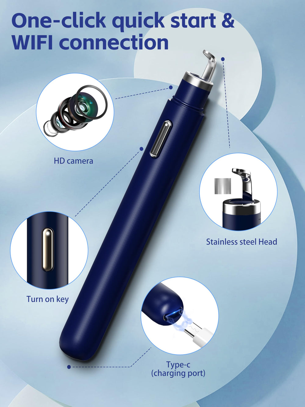 Rechargeable portable tool suitable for travel skincare.