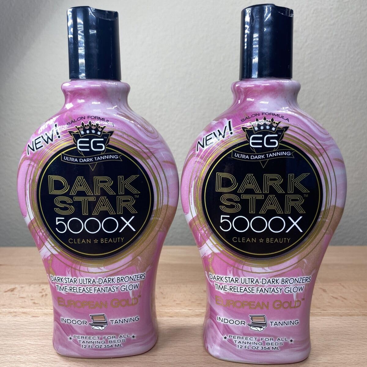 European Gold Dark Star 5000X, envase de 12 onzas líquidas, ideal para uso doméstico.