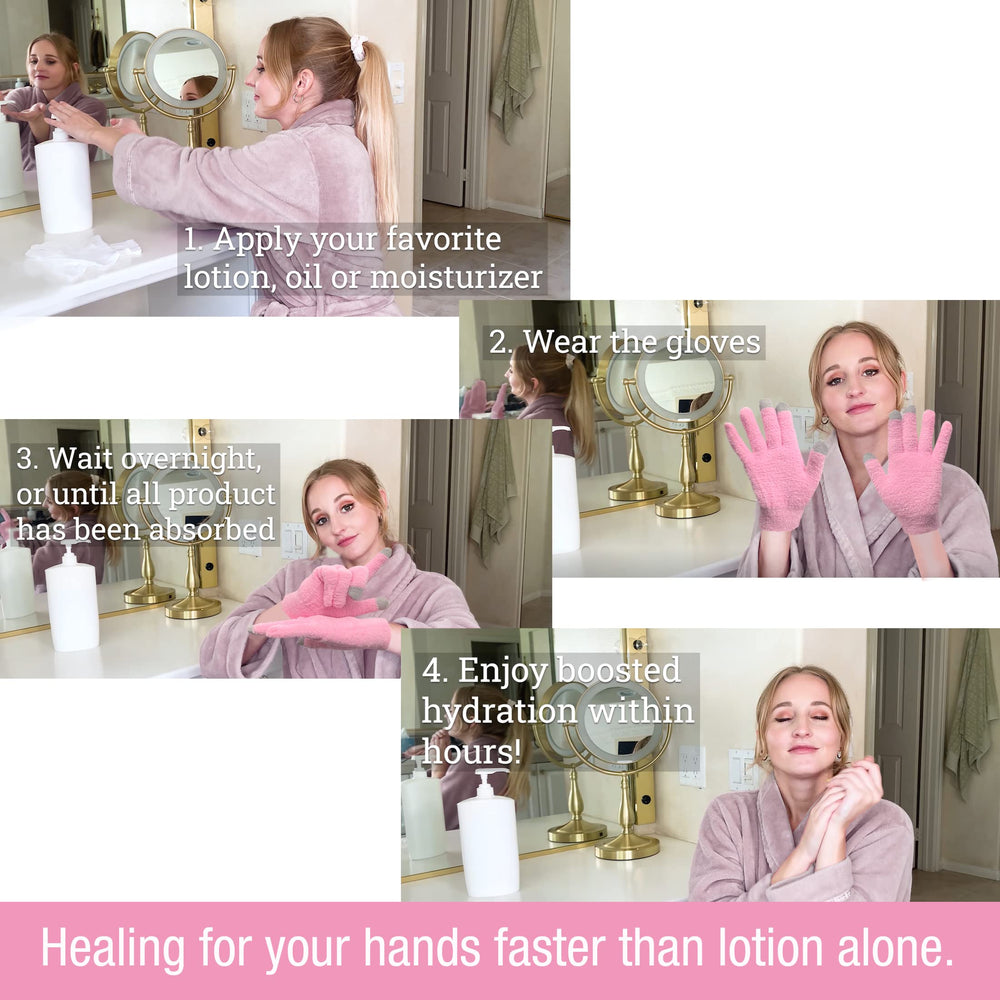 Guantes Eurow, nylon-spandex suaves y transpirables para uso prolongado