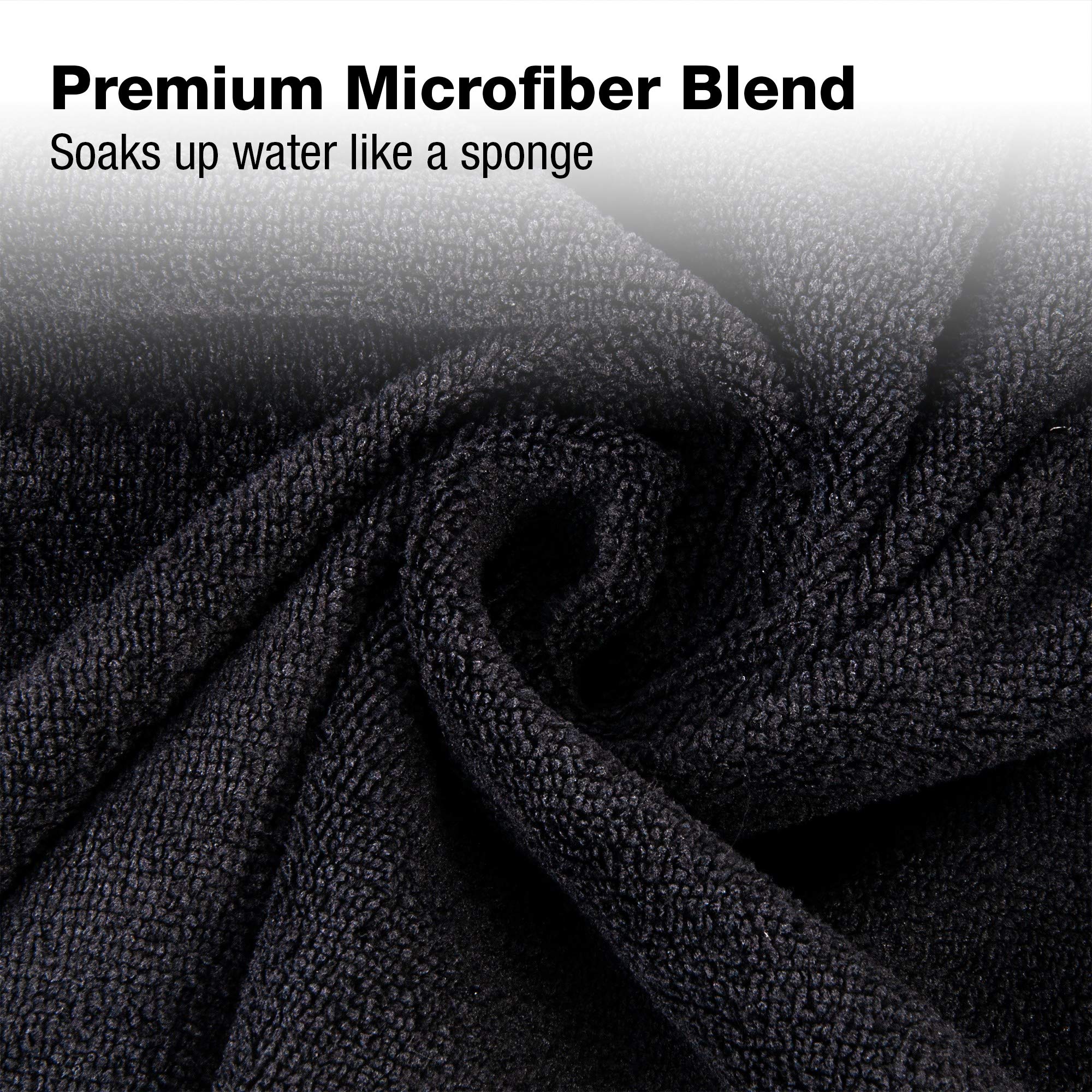 Eurow microfiber salon towel colorfast design maintains softness after washes.