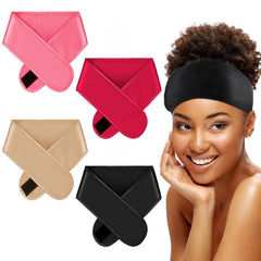 Eurzom pañuelo satinado para cabello negro, ideal para dormir sin marcar el rostro.
