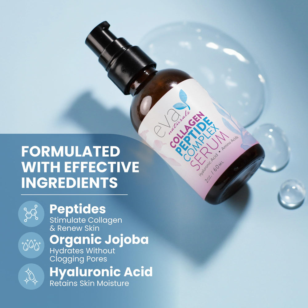 Eva Naturals face-use scene showing lightweight, fast-absorbing formula.