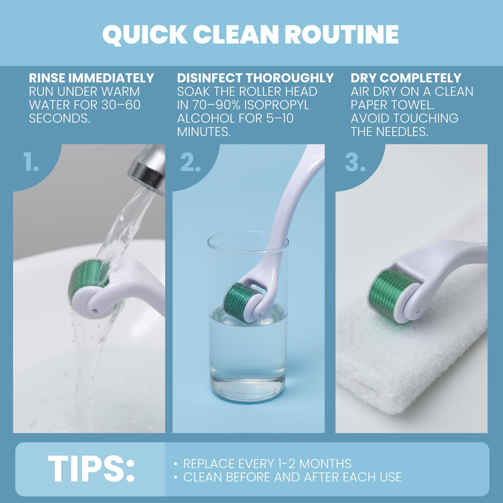 Eva Naturals instruction card with simple steps for safe use.