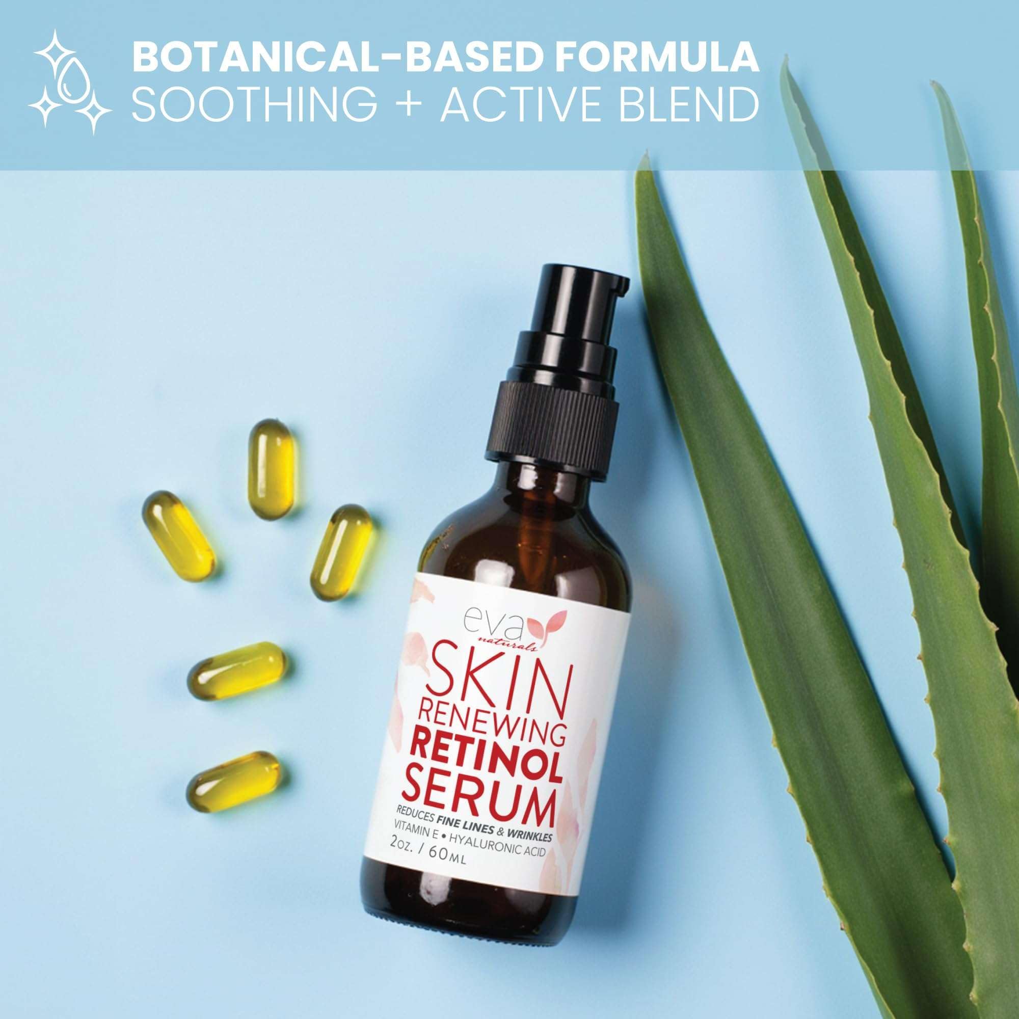 Diseñado para piel sensible, suave y no irritante, Eva Naturals.