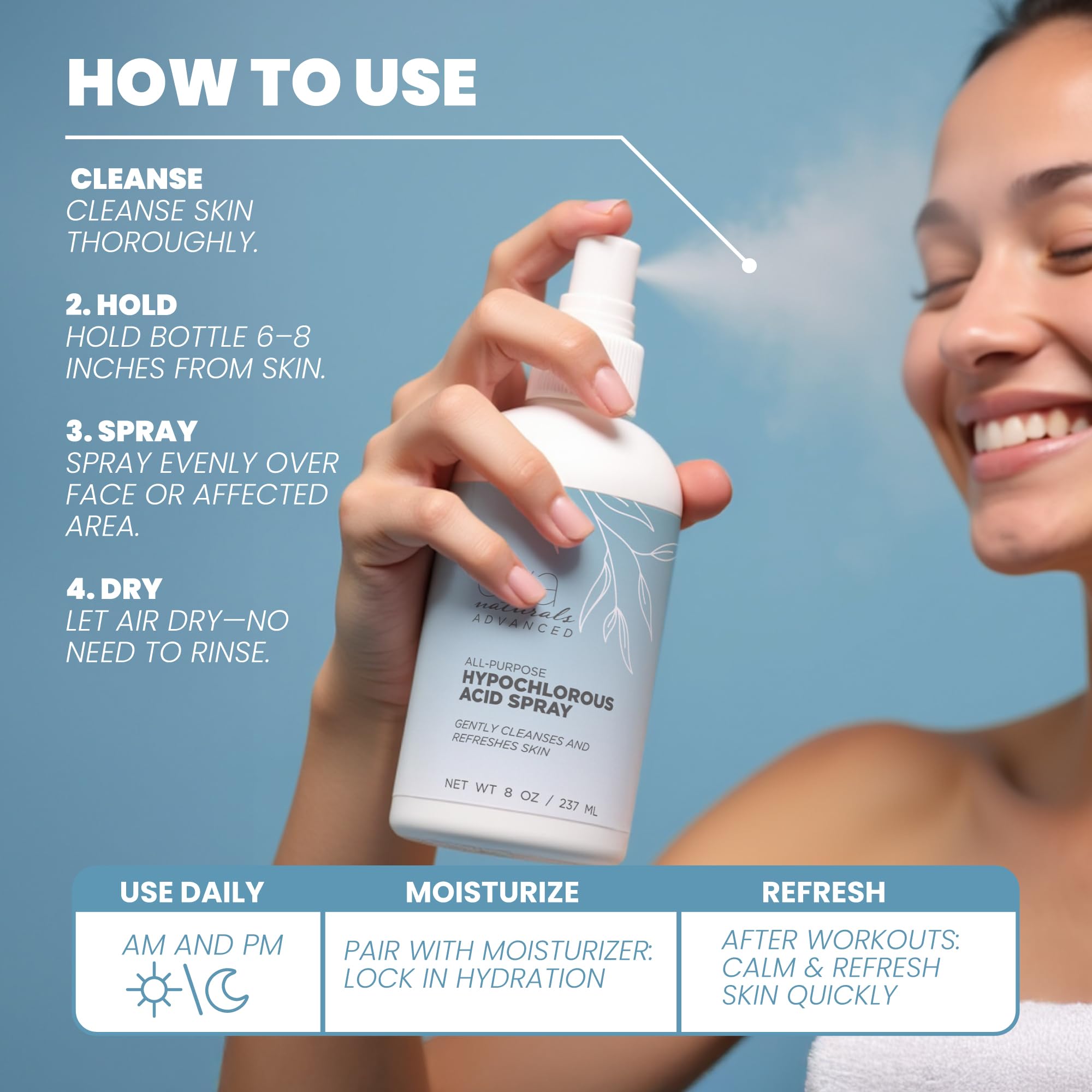Uso tras entreno con Eva Naturals: limpieza suave post ejercicio