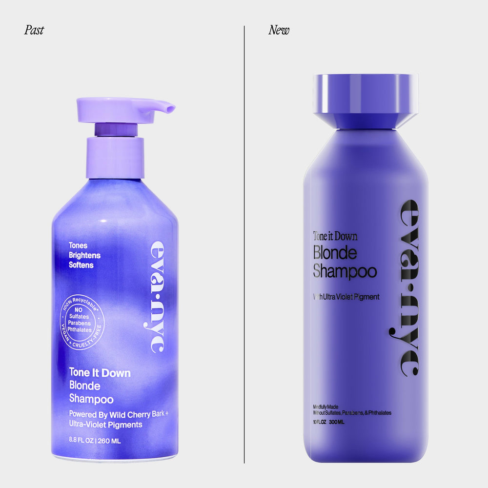 Eva NYC champú morado tono rubio aplicación neutralizadora