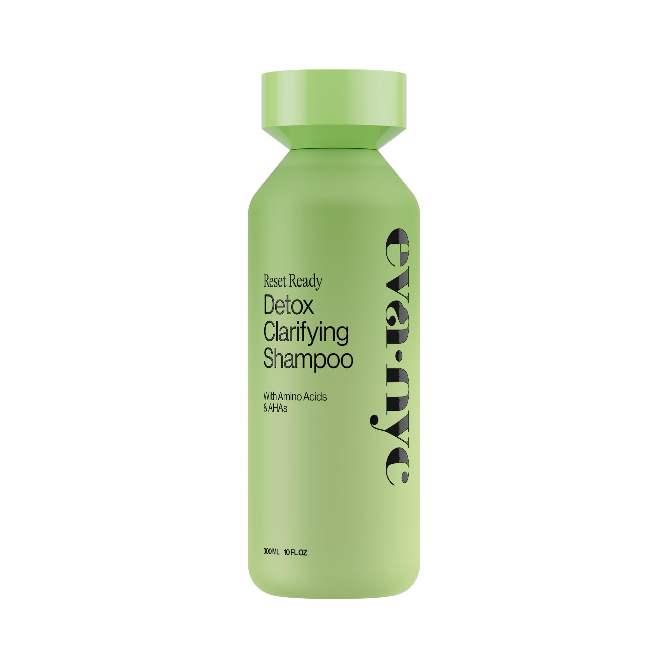 Eva NYC desintoxicante clarificador shampoo lavanda en botella, limpieza profunda sin resecar el cabello.
