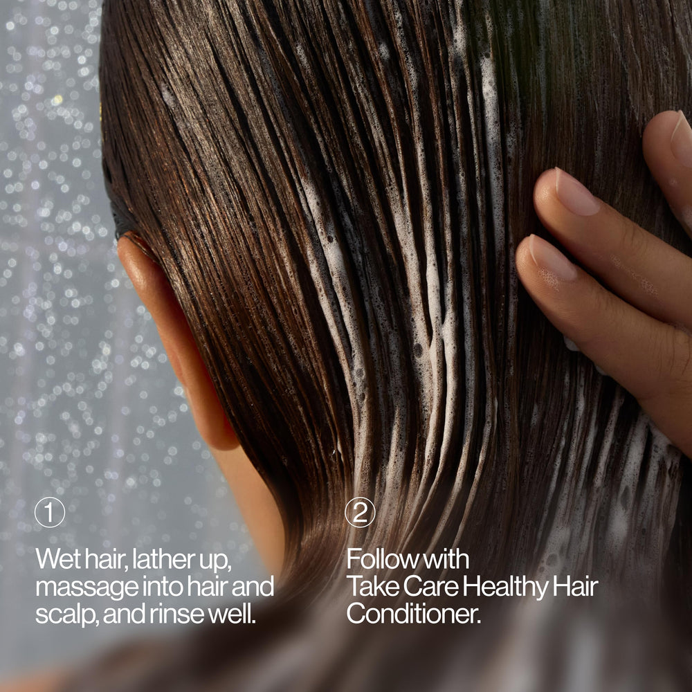 Lavender scented Eva NYC shampoo bottle conveys calm daily ritual