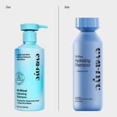 Aplicación y masaje con Eva NYC H2-Whoa activan hidratación y brillo.