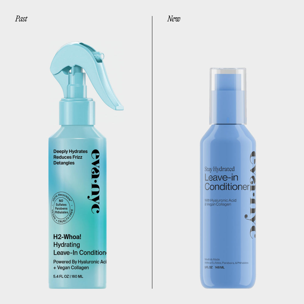 Protección térmica Eva NYC, spray para peinado seguro.