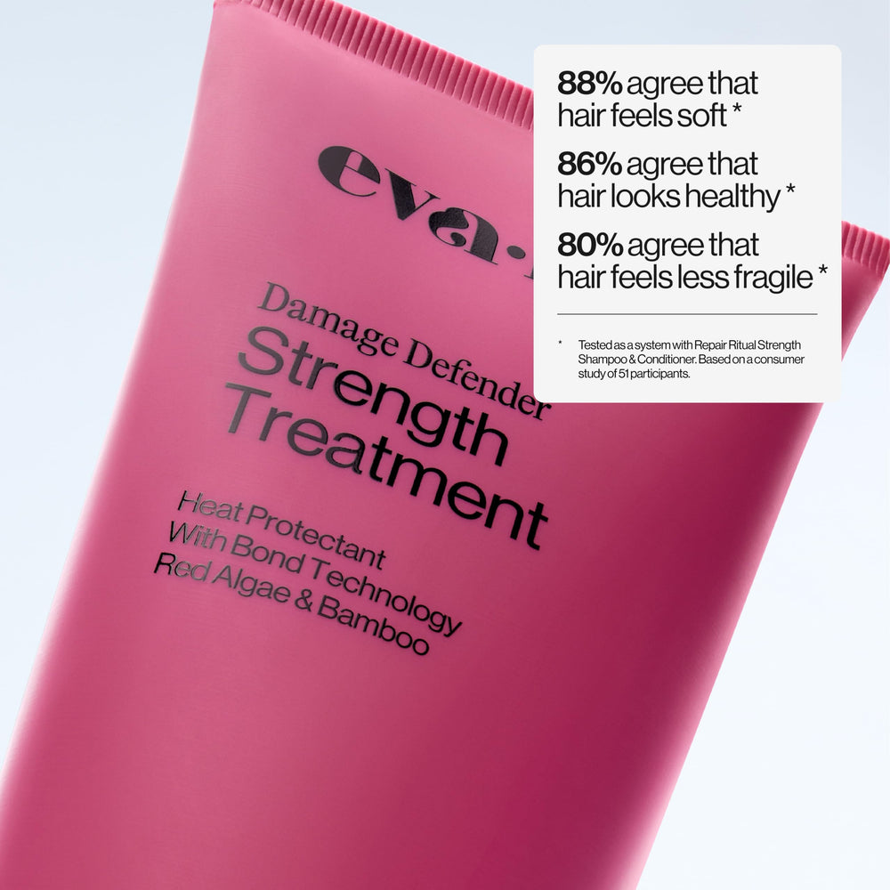 Eva NYC Reparación sin enjuague: uso diario deja el cabello suave y manejable.