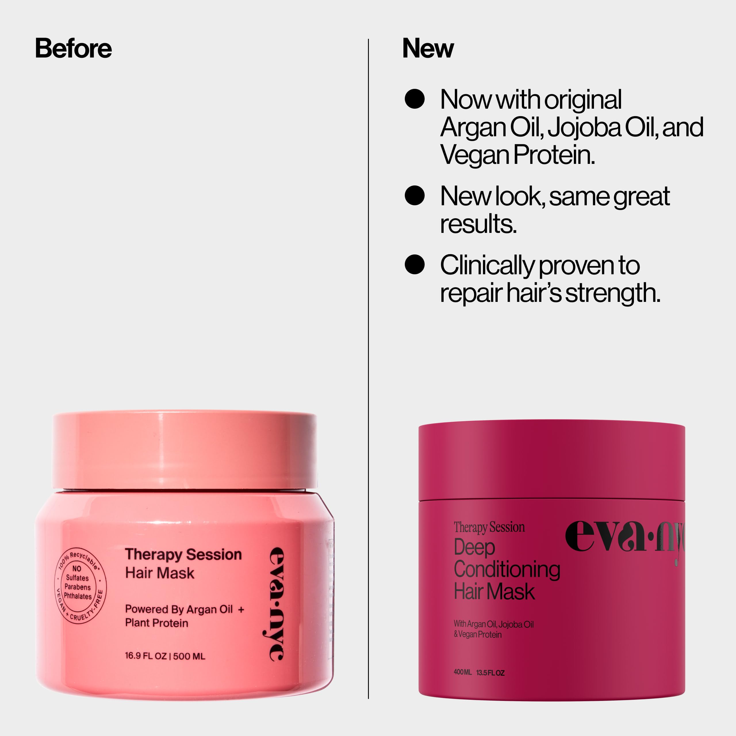 Eva NYC Sesión Terapia aplicación rápida para cabello suave y manejable