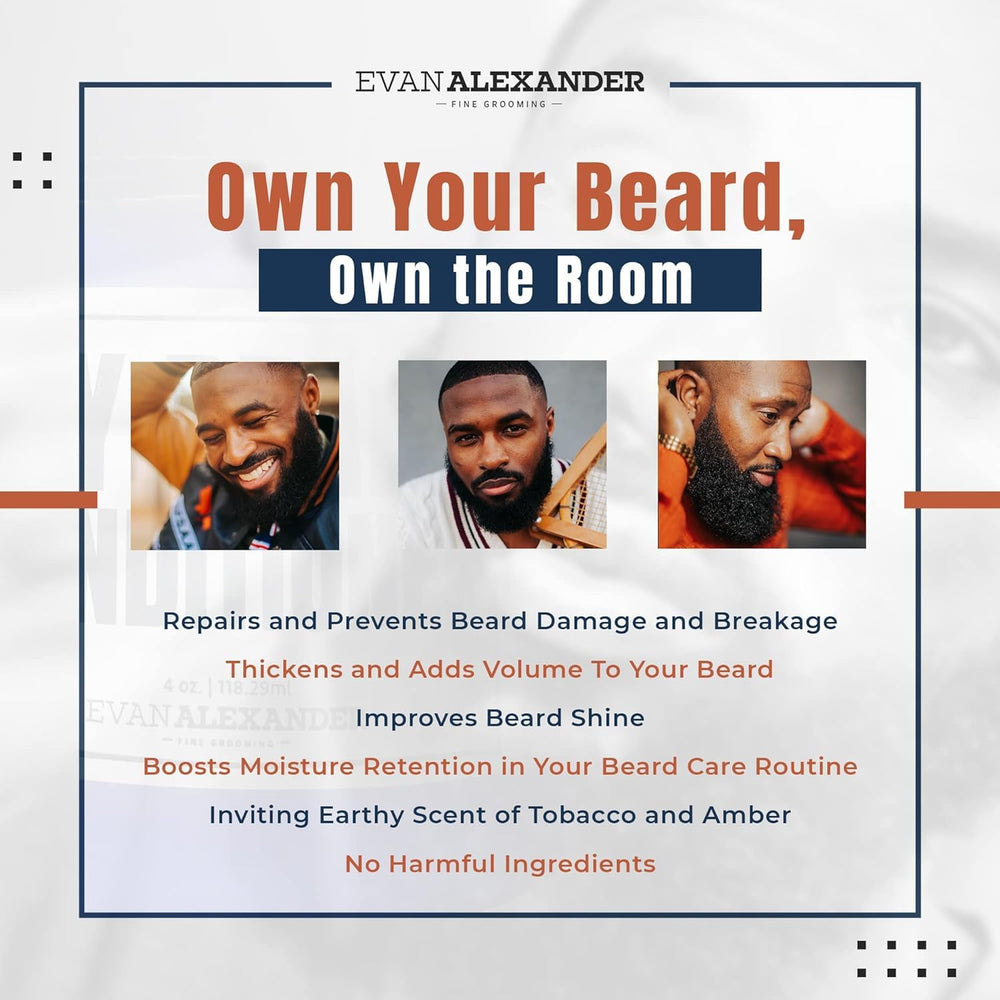 Aloe vera and natural ingredients support beard moisture retention.