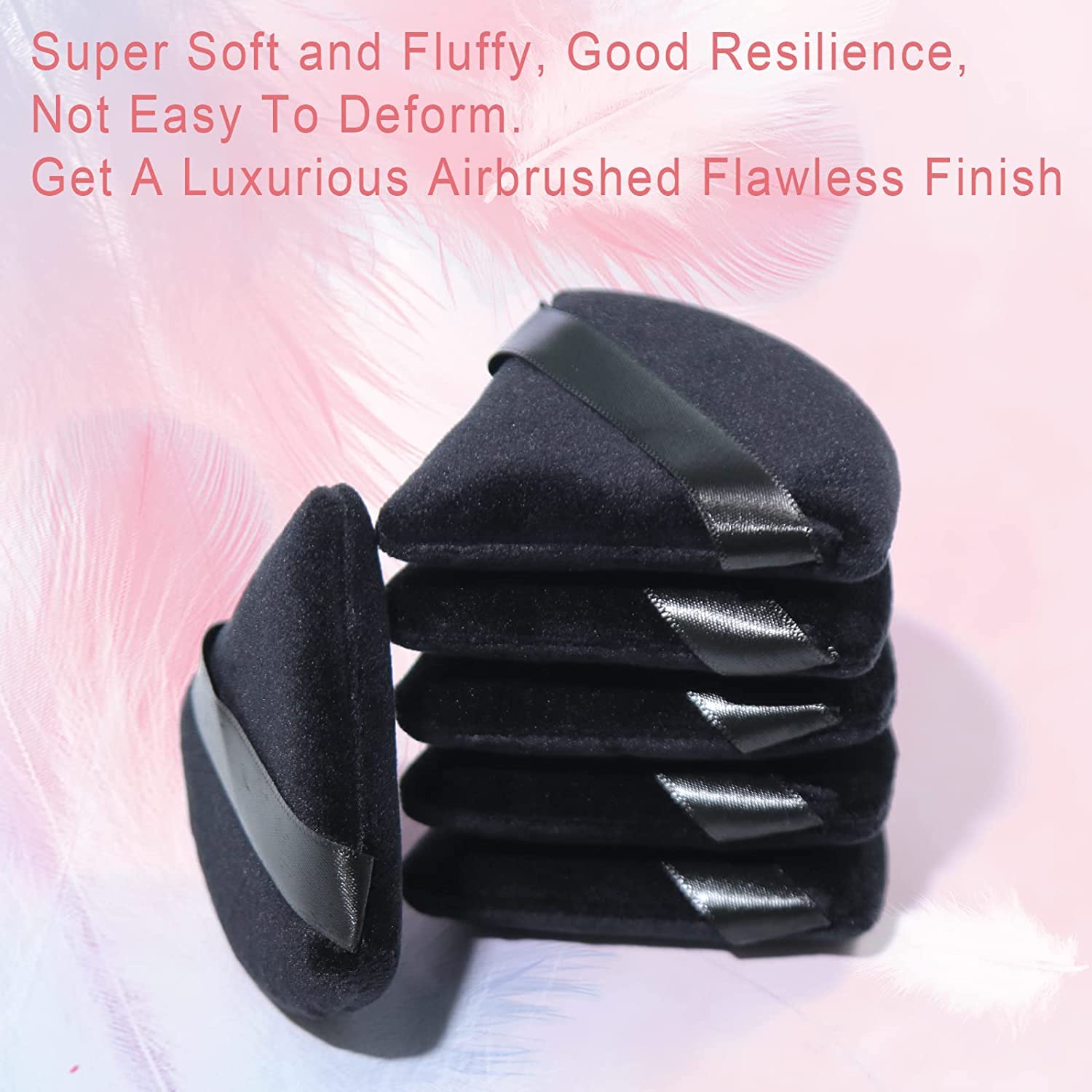 Evaouxiu triangle puff is easy to clean and reuse.