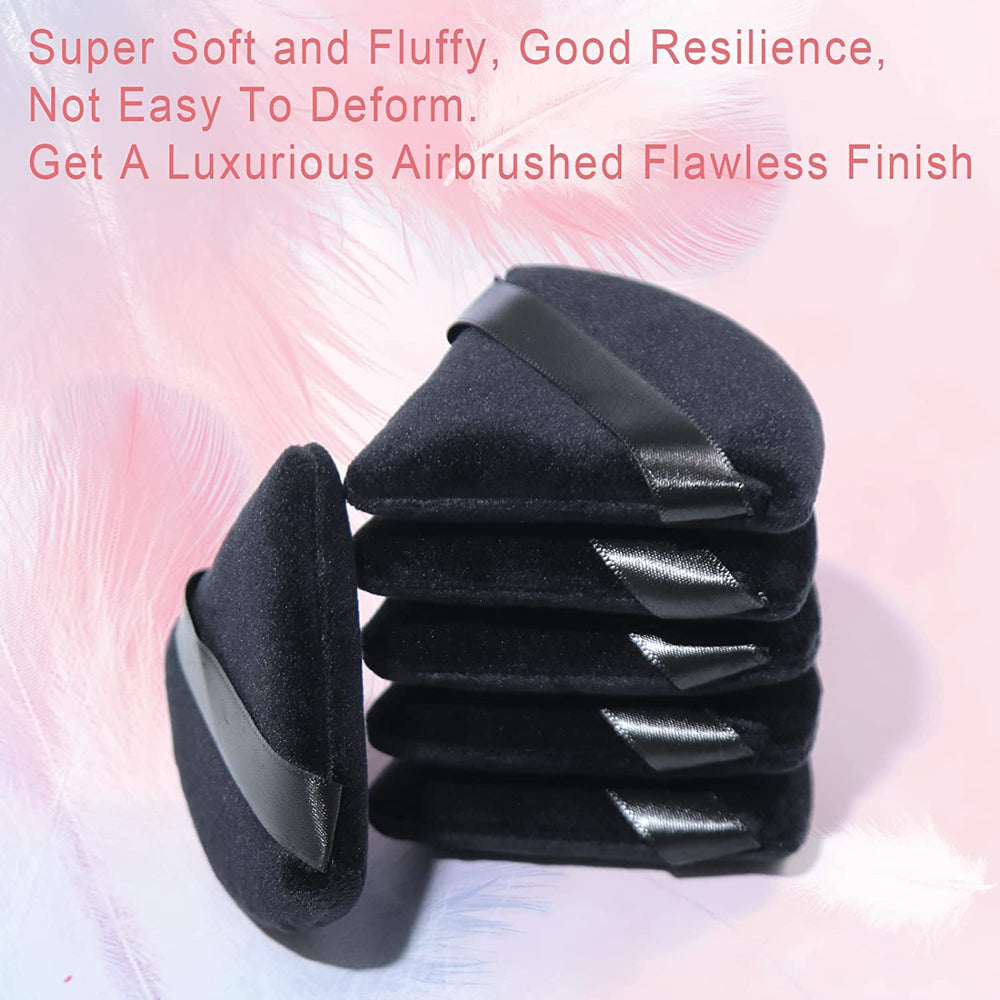 Evaouxiu triangle puff is easy to clean and reuse.