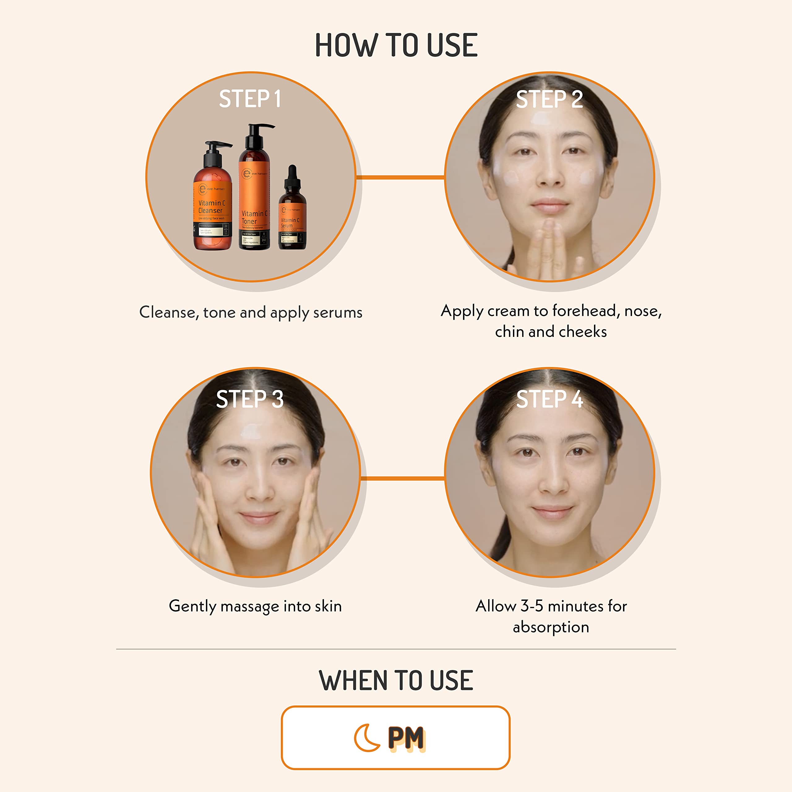 Natural ingredients and cruelty free formula from Eve Hansen