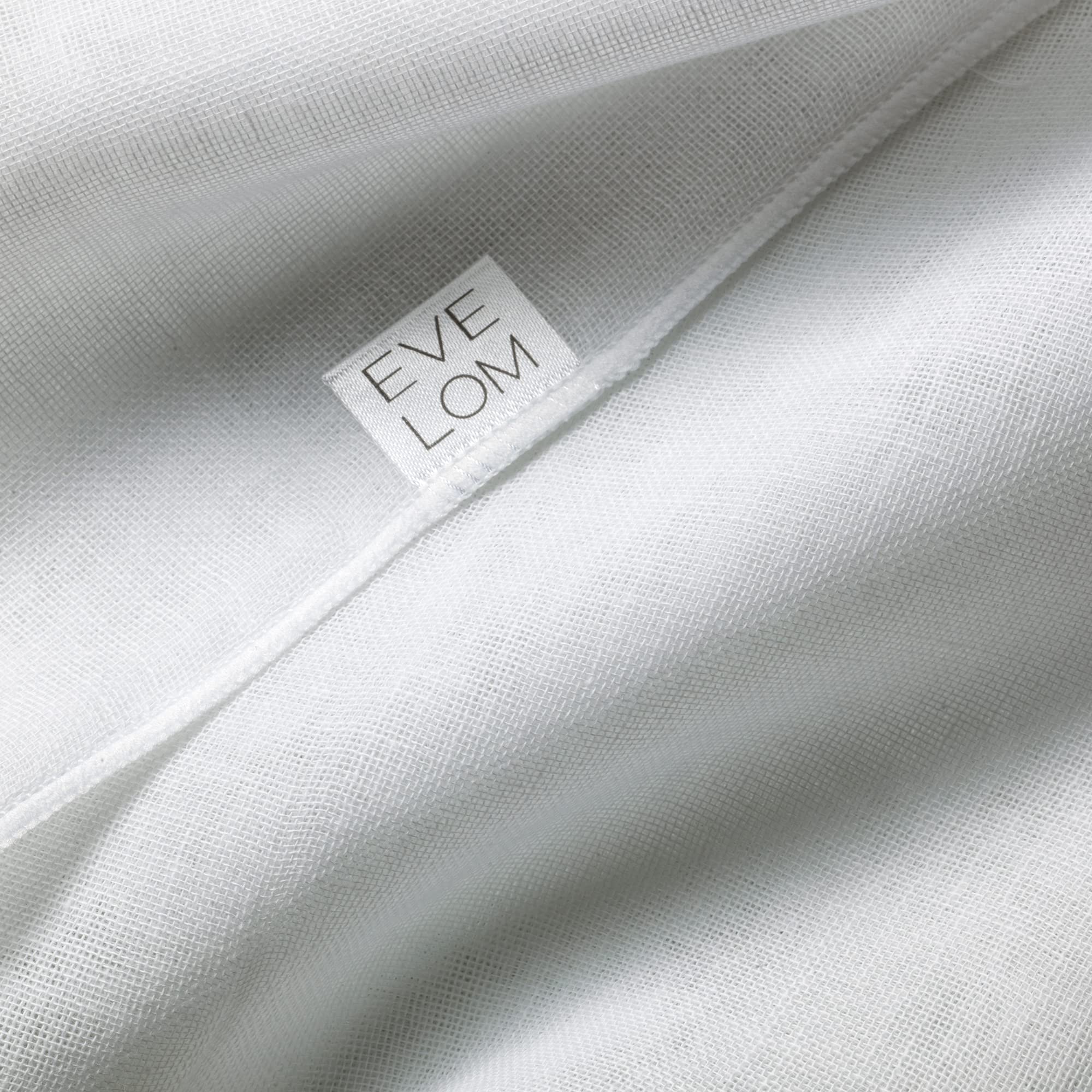 EVE LOM Muslin Cloth being used with cleanser for gentle product removal and refreshed skin.
