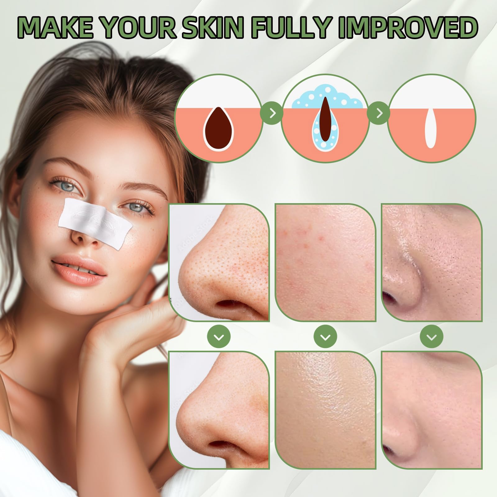 Mascarilla Eveellyn limpieza profunda de poros, elimina suciedad y mejora textura.