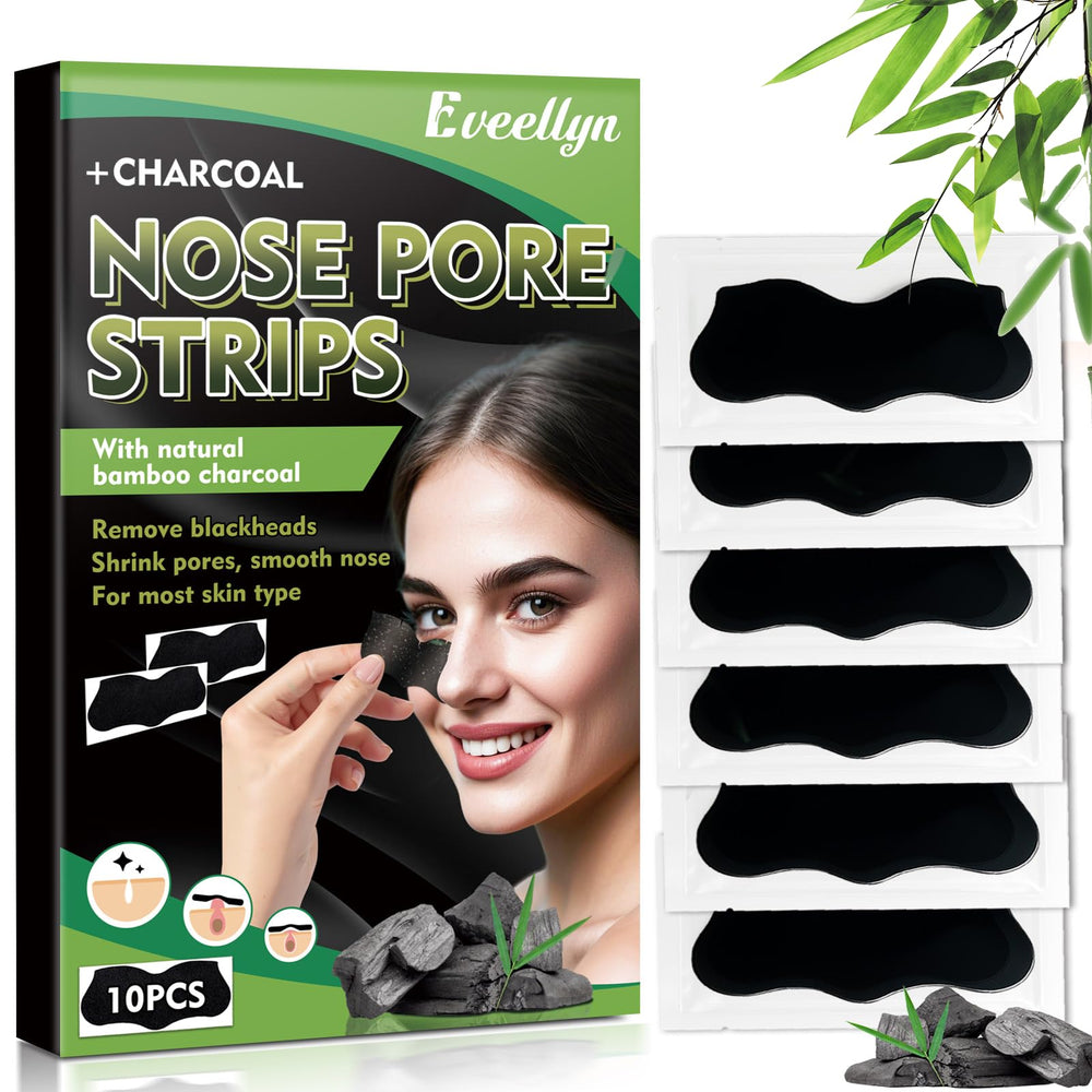 Eveellyn tira nasal con carbón para limpieza rápida de poros