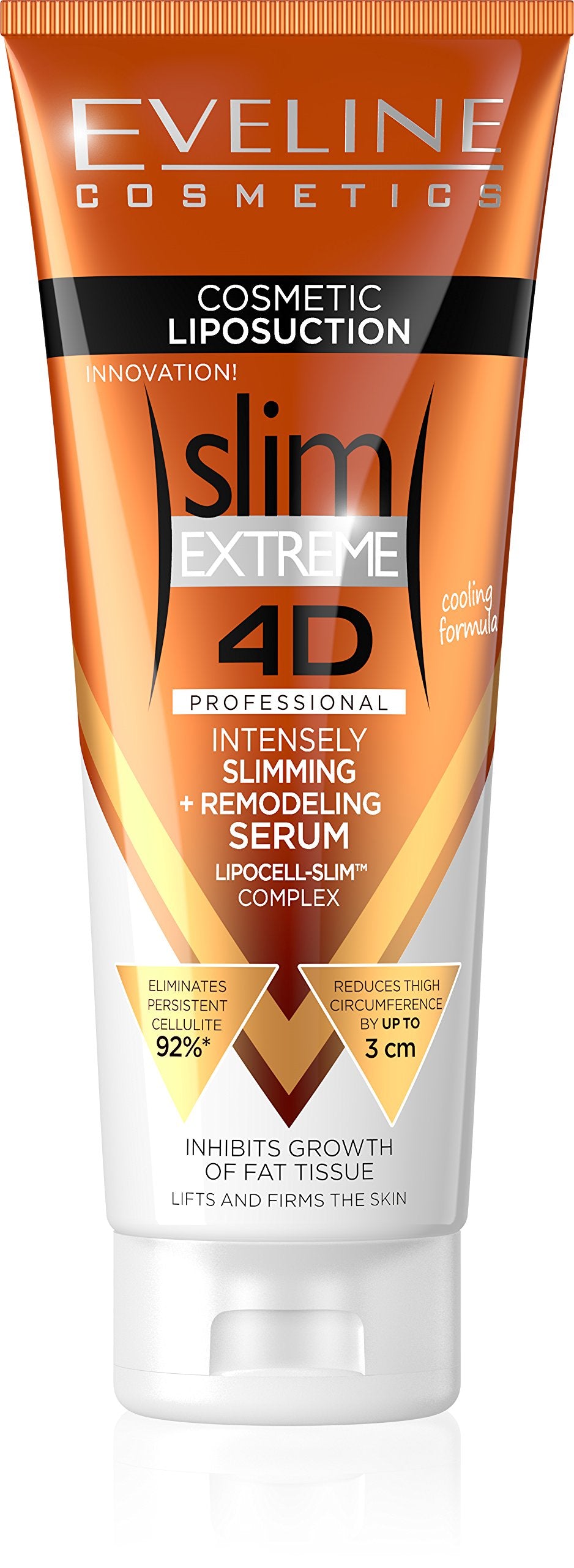 Eveline Slim Extreme 4D bottle on a clean surface for at‑home use.