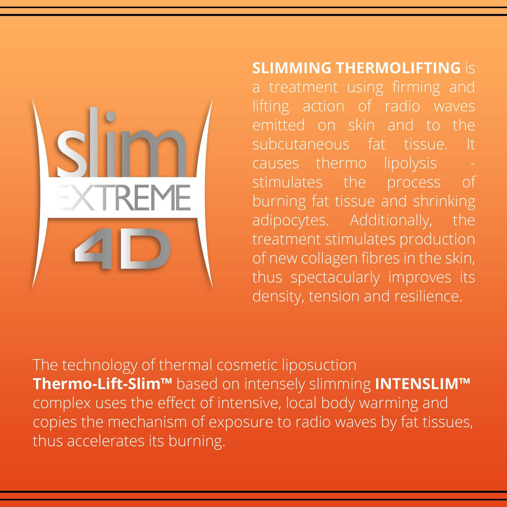Eveline Slim Extreme 4D packaging shows a premium at‑home solution.