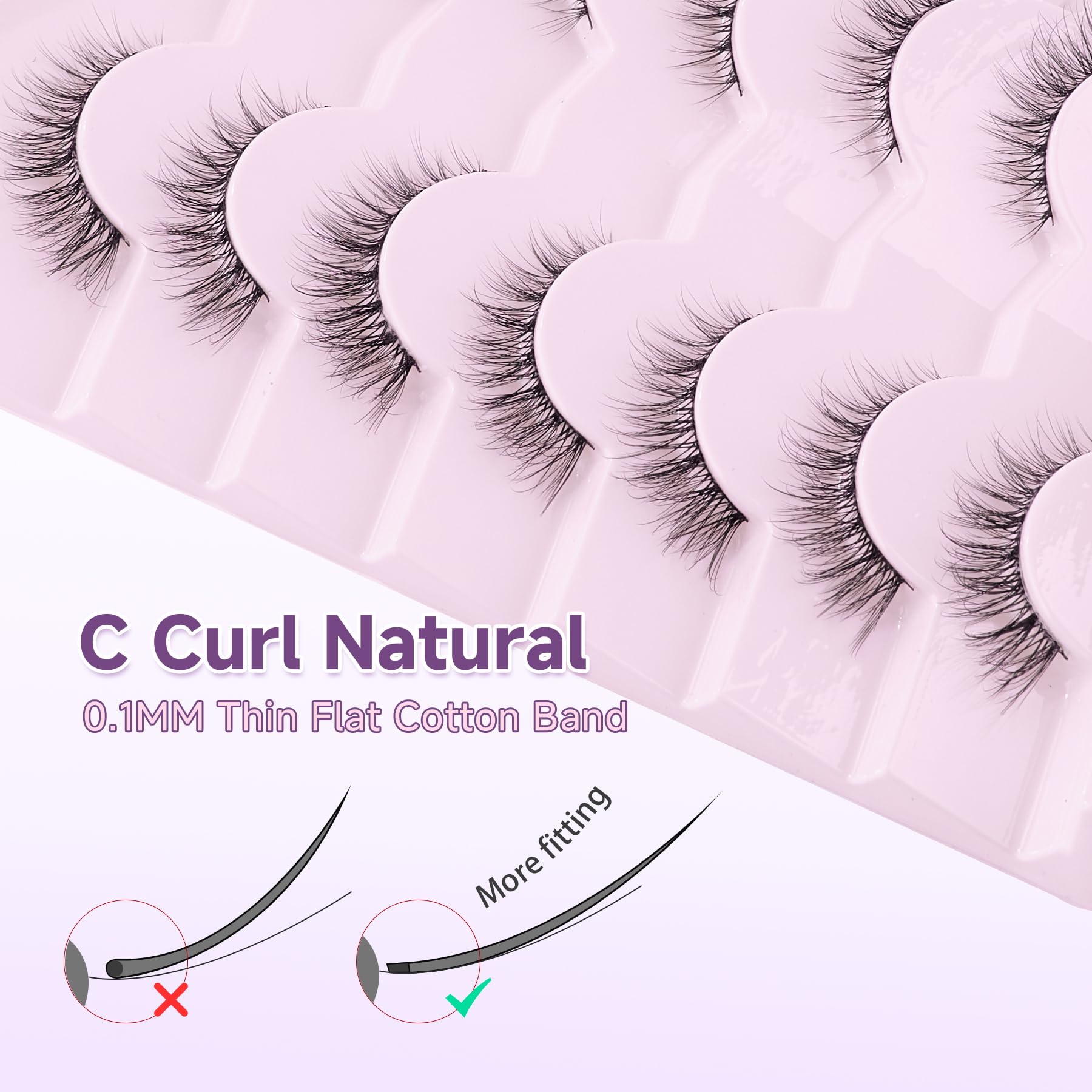 EVENTILL 3D volume crisscross lashes create fuller eyes