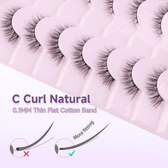 EVENTILL 3D volume crisscross lashes create fuller eyes
